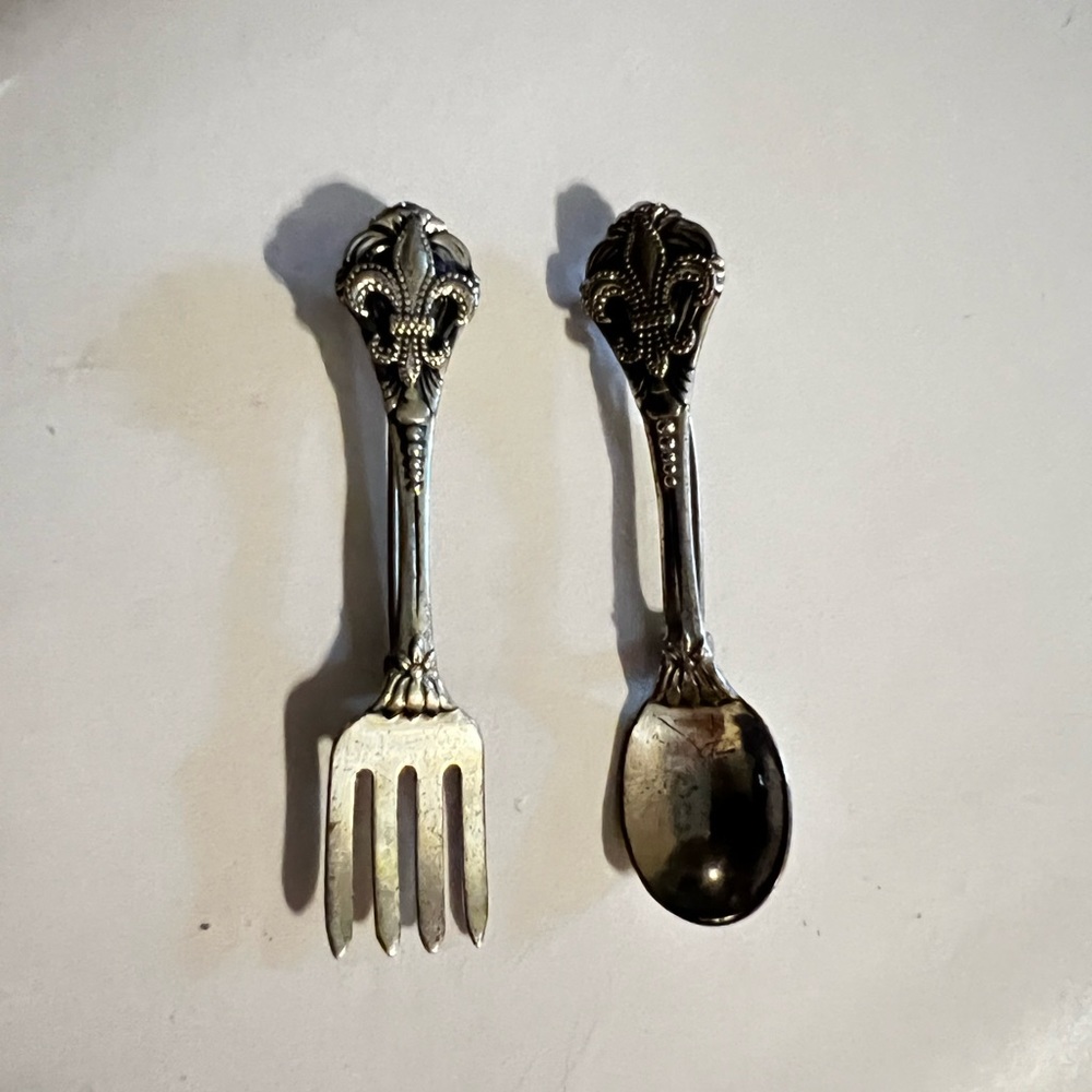 Sterling silver pins